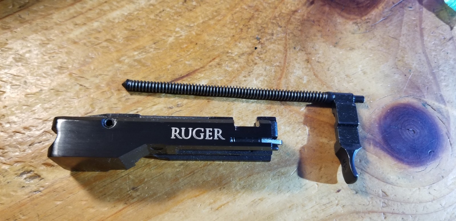 Ruger 10/22 Bolt Assembly with Handle - Black Finish - Original Ruger Parts