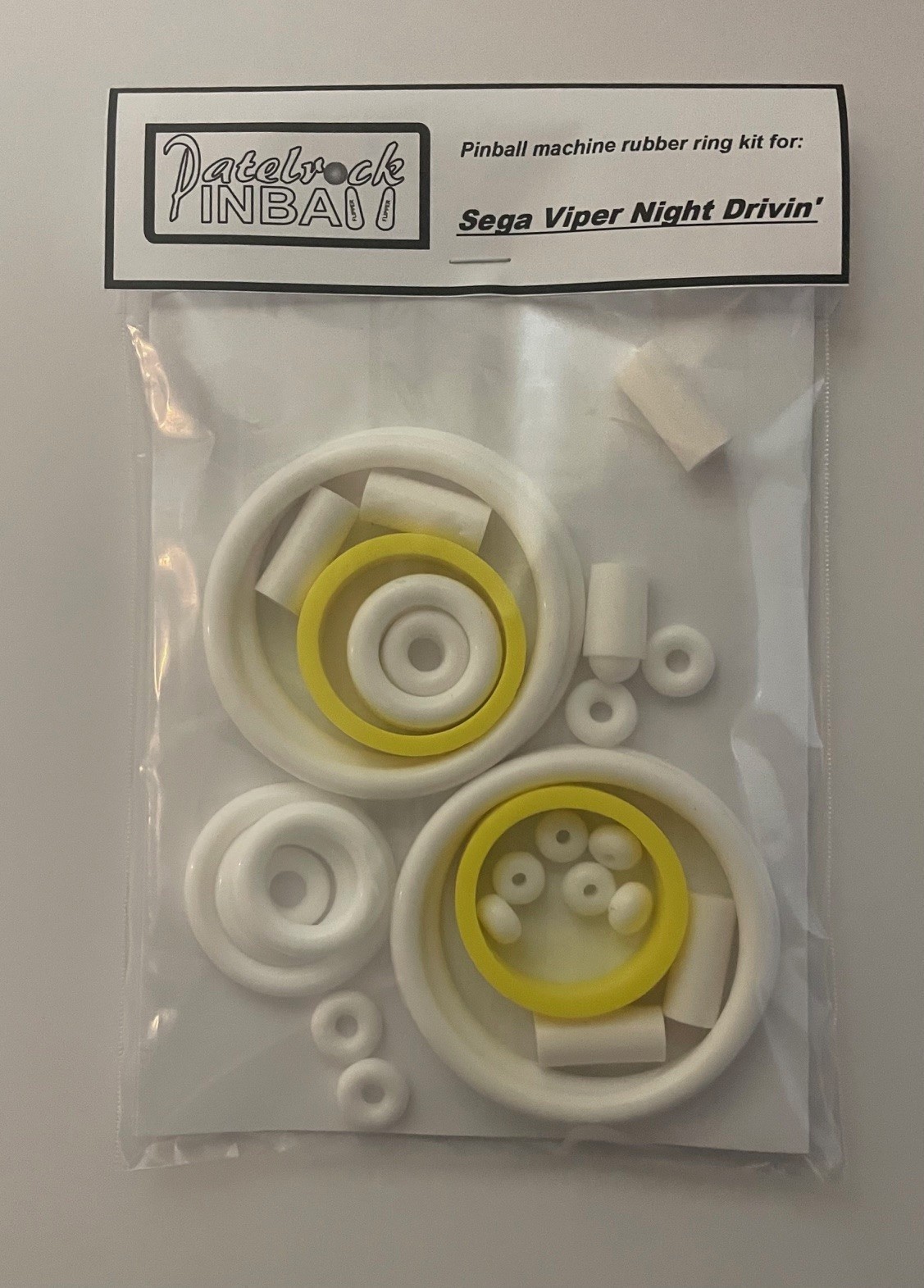 1998 Sega Viper Night Drivin' Pinball Machine Rubber Ring Kit