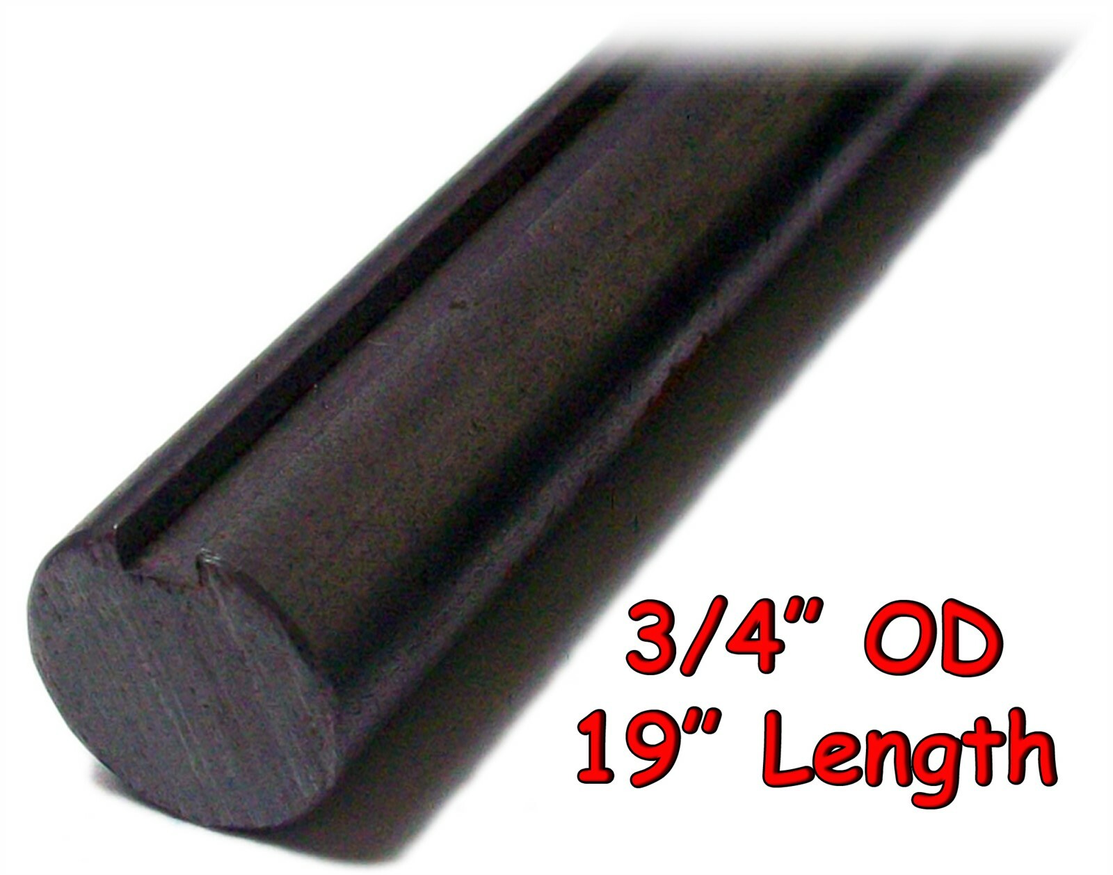 3/4" x 19" Jackshaft Keyed Axle for Go Kart, Mini Bike, Off Road UTV