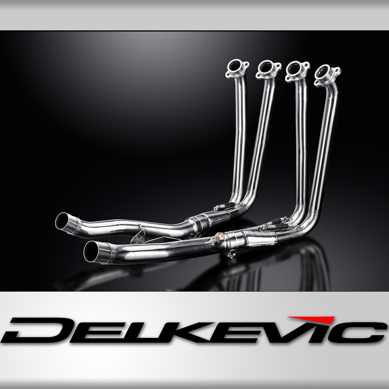 Yamaha FJR1300 2001-2021 Delkevic 4-2 Stainless Steel Headers Exhaust Downpipes