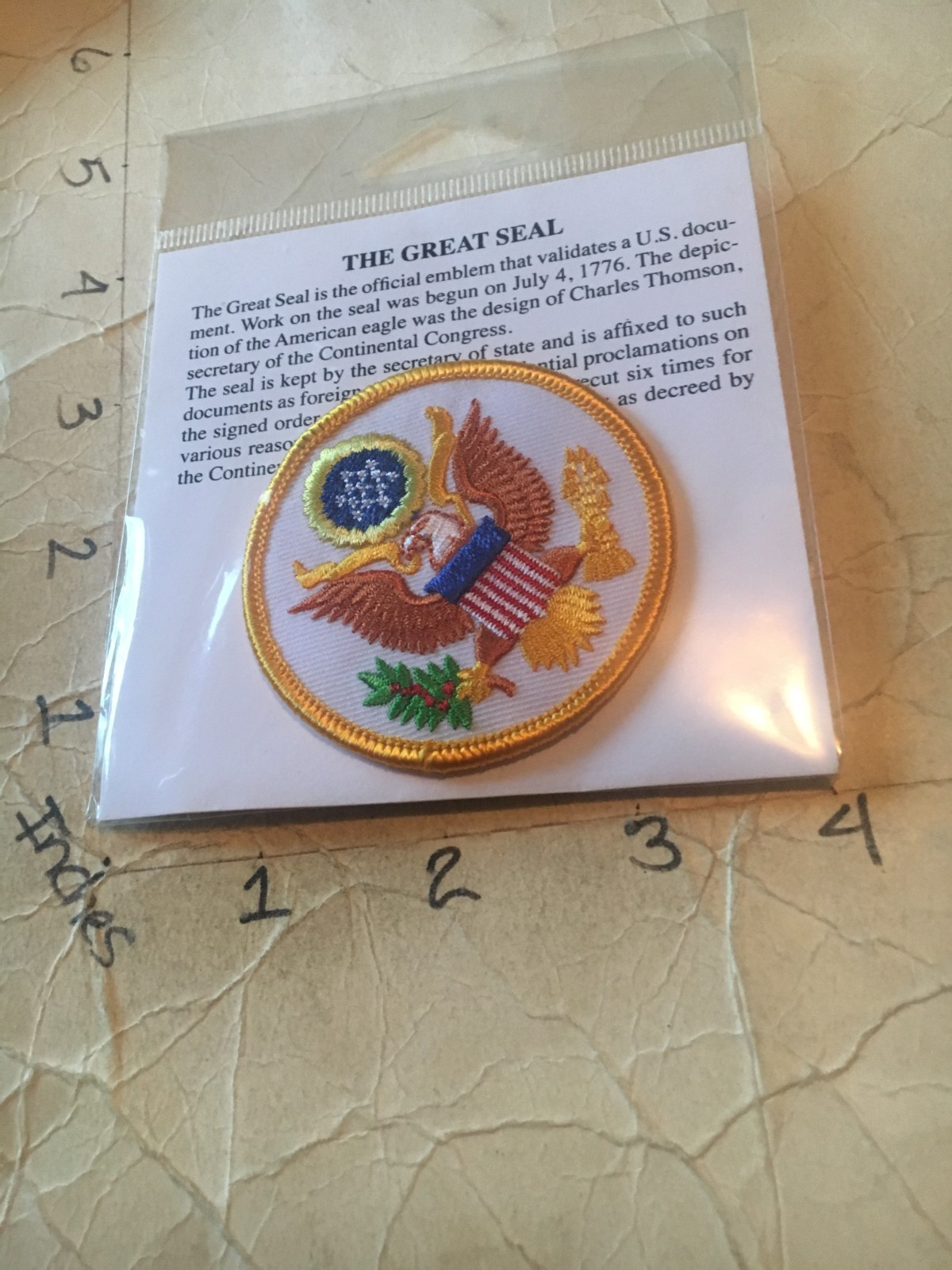 US Great seal m/e patch 7/25/25