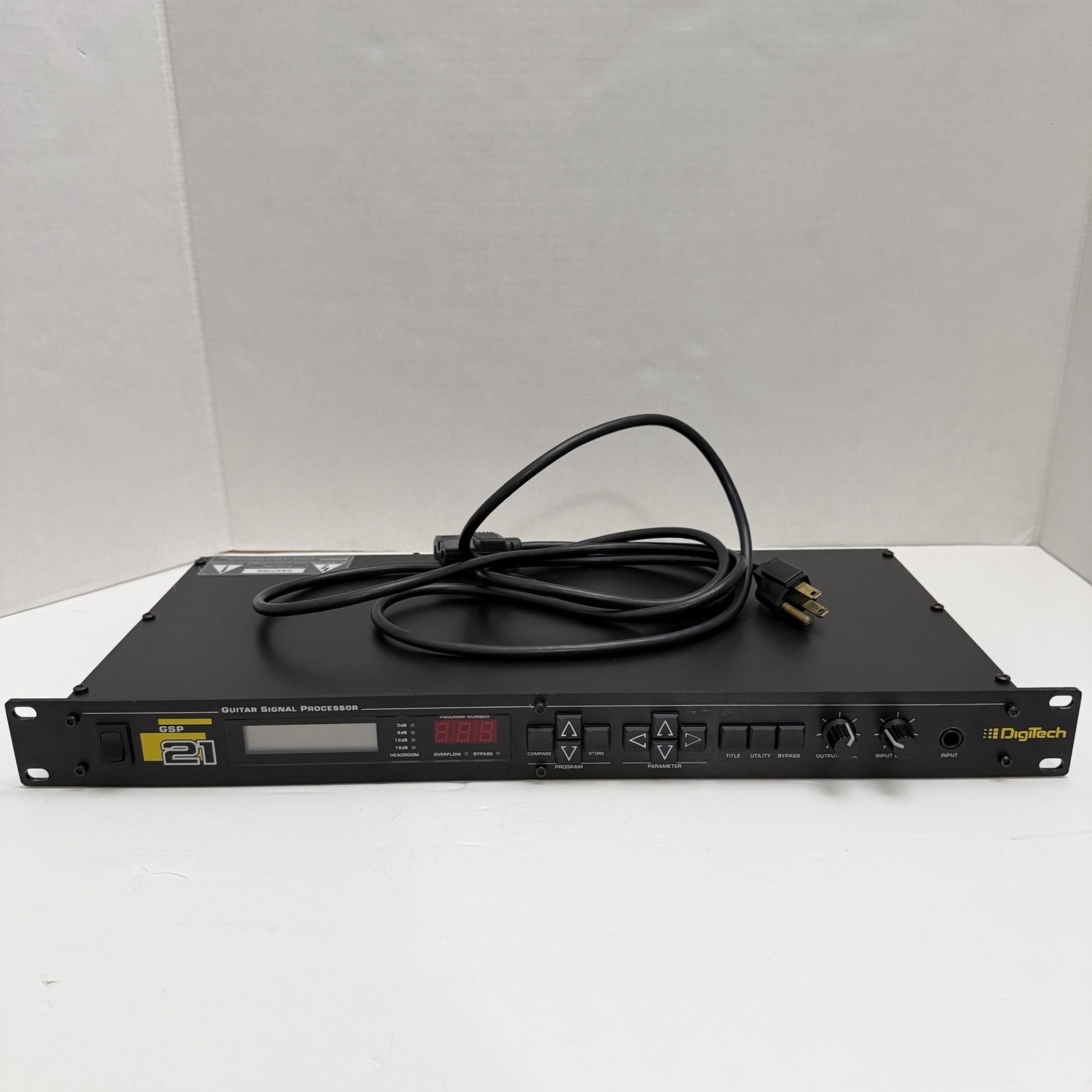 DigiTech GSP-21 Guitar Signal Processor Rack Effects Parts Repair Blows Fuse