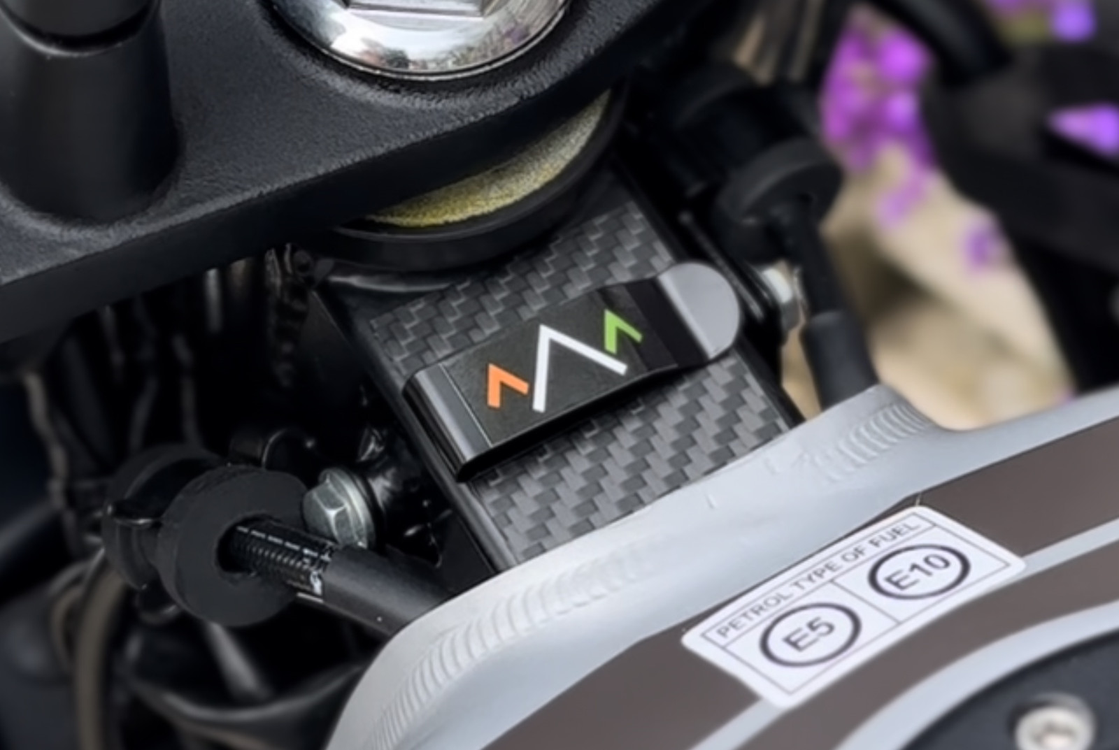 Carbon Frame Clip for Royal Enfield Himalayan Scram