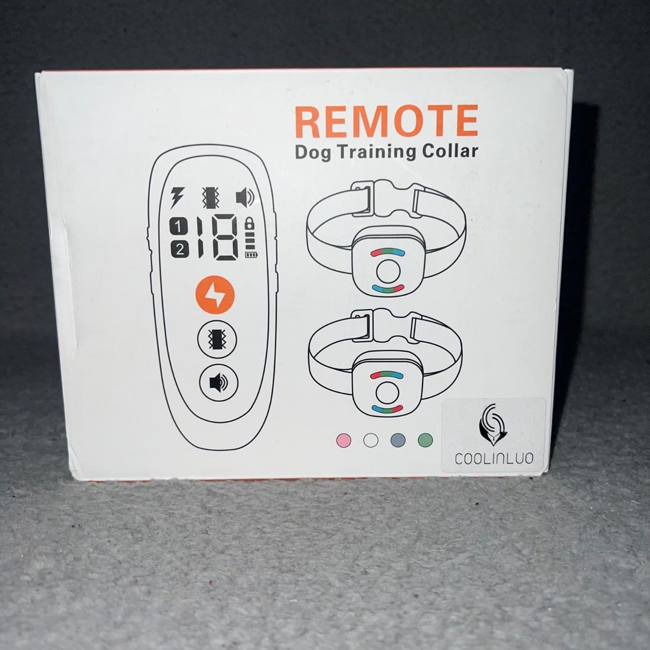 NIB Coolinlou Remote Dog Training Collar System Black Shock/Vibration/Beep Mode