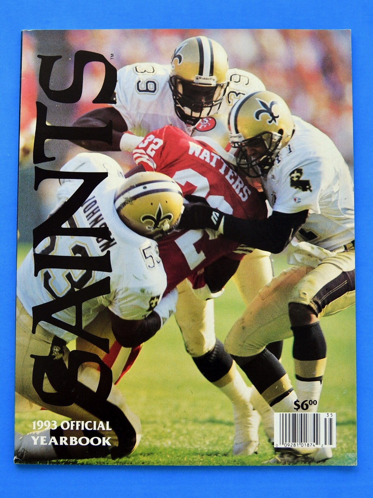 1993 New Orleans Saints Official NFL Yearbook.