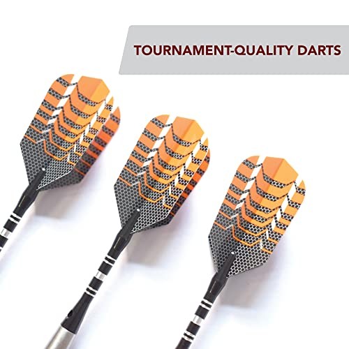 Spartan Soft Tip Darts Set, Black