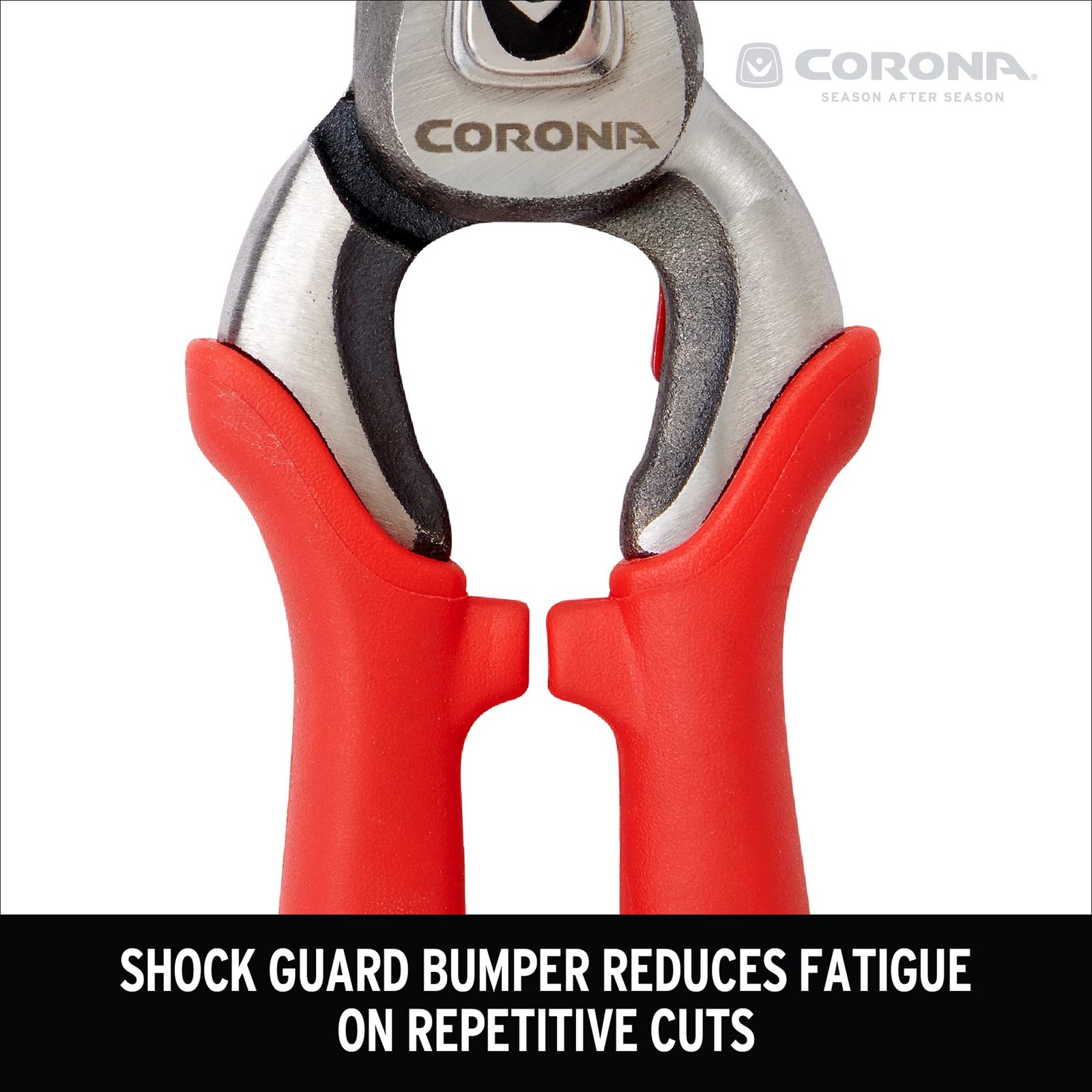 Corona Tools DualCUT Forged Steel Bypass Hand Pruner – 1″ Cutting 1 in, Red