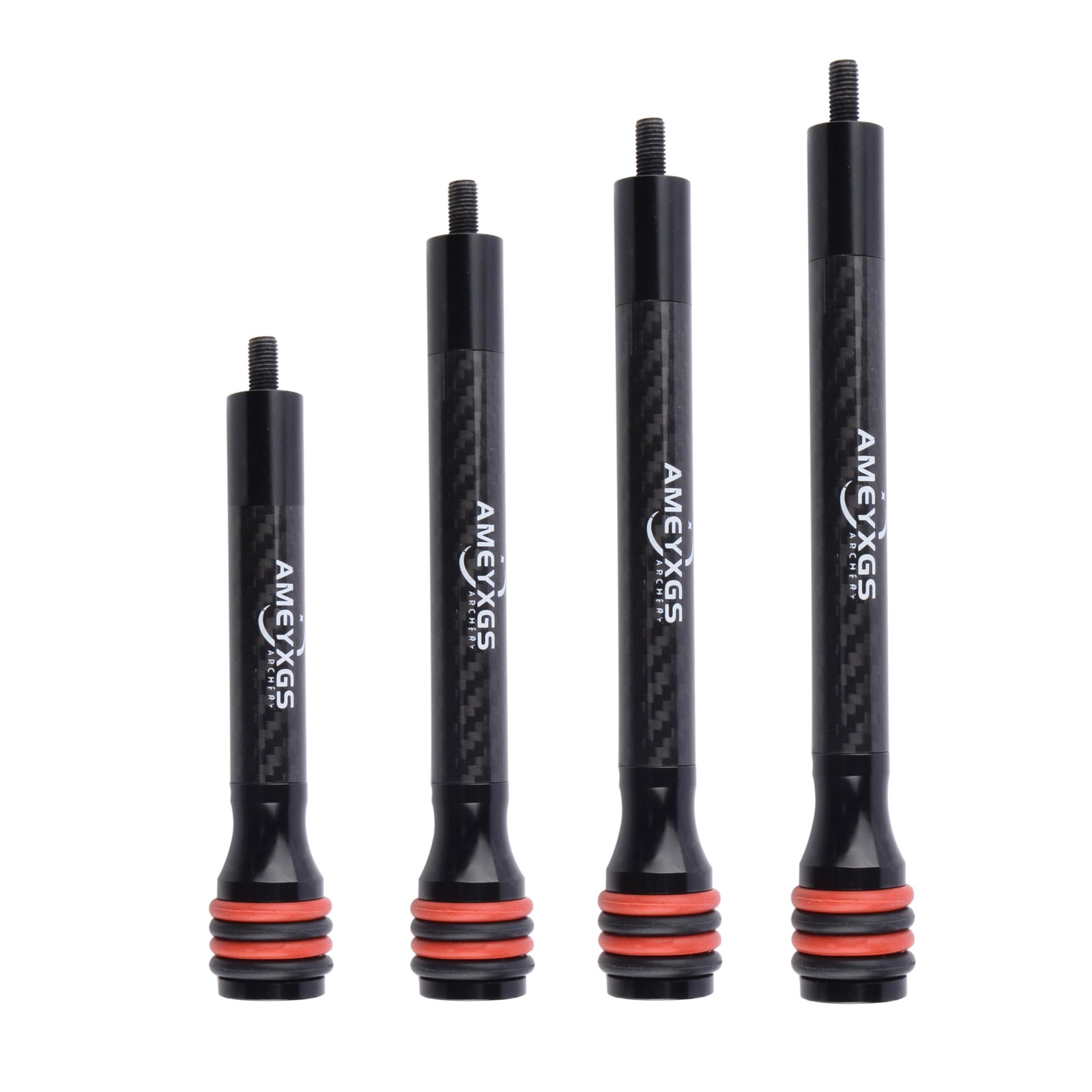 AMEYXGS 6/8 Inch Archery Bow Stabilizer Carbon Fiber Balance Bar Rod Side Rod...