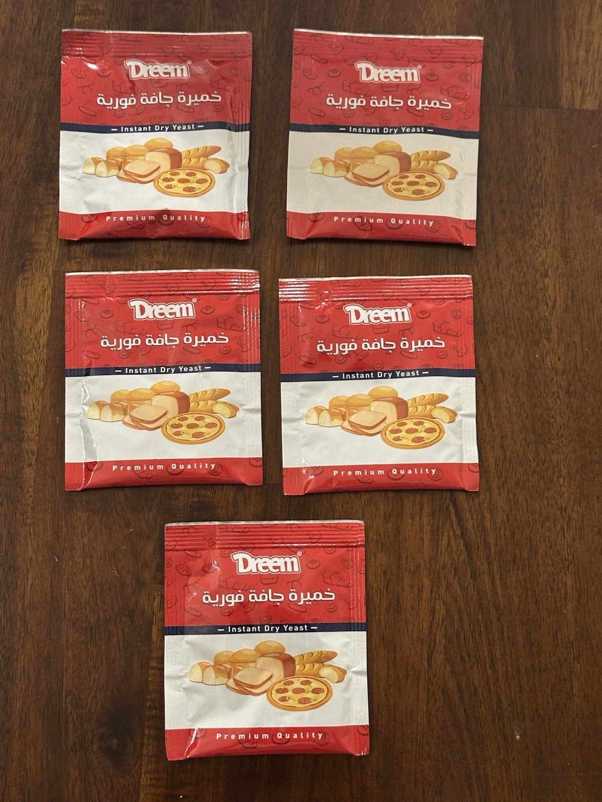 Dreem Instant Dry Yeast Pack Of 5 دريم خميرة جافة فورية
