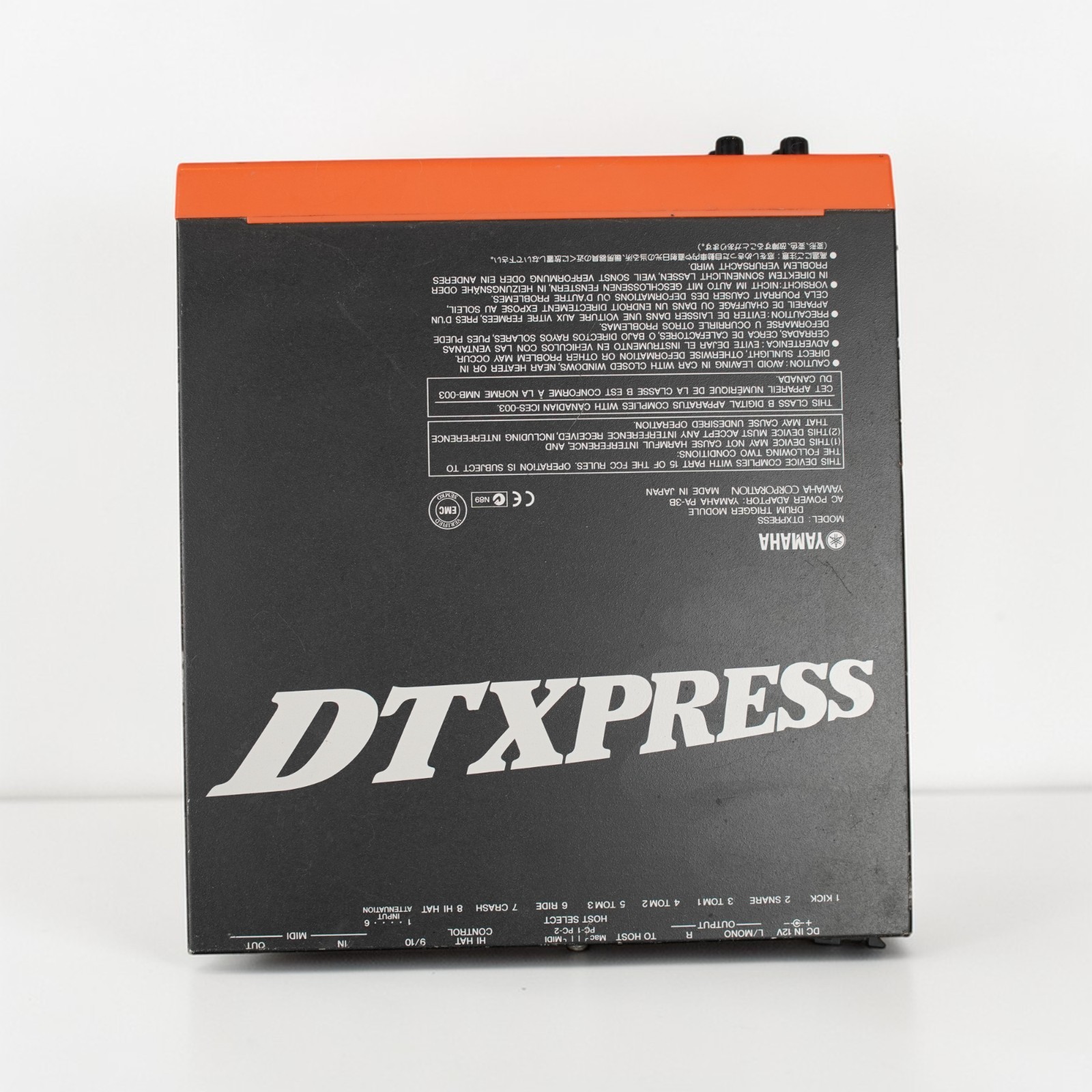 YAMAHA DTXPRESS Drum Trigger Module Electronic Drums w/ Mount & Power Supply