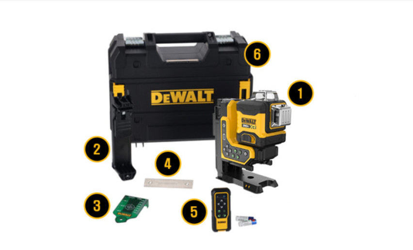 DEWALT DCLE34035N 20V Remote Control 3x360 Green Laser Level Bare Tool / New