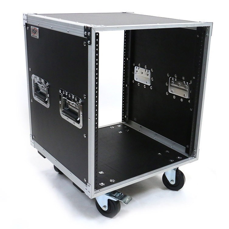 OSP 12u Space Studio Rack Case with Wheels Fits Amp / Effects Rack Gear