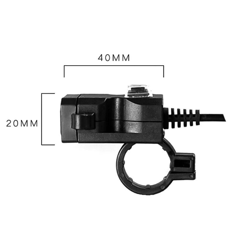 USB Handlebar Phone GPS Charger for Honda CBR600FR CBR600FS CBR1100XX Blackbird