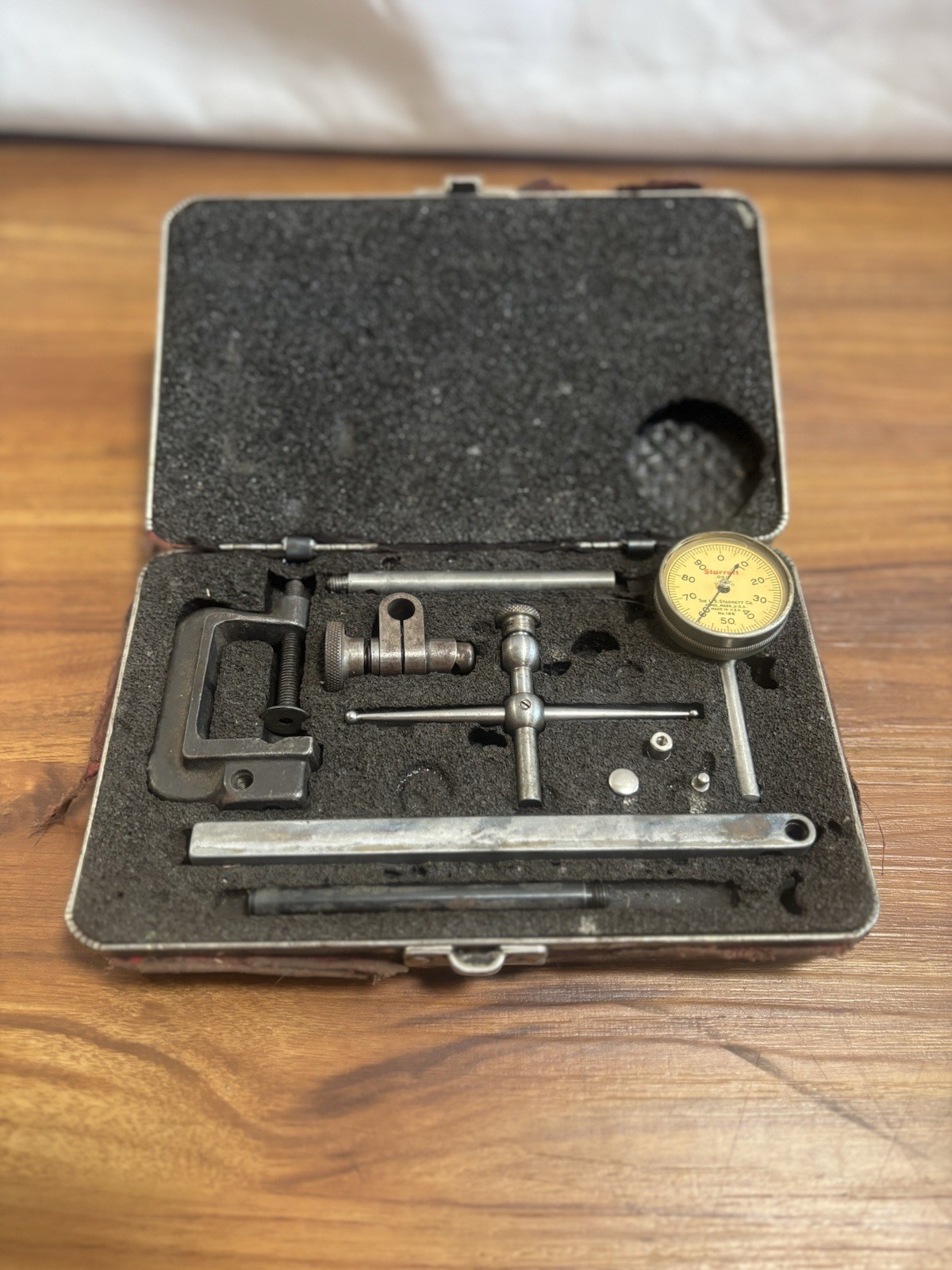 Starrett 196A1Z Universal Back Plunger Dial Indicator Set for Machinist
