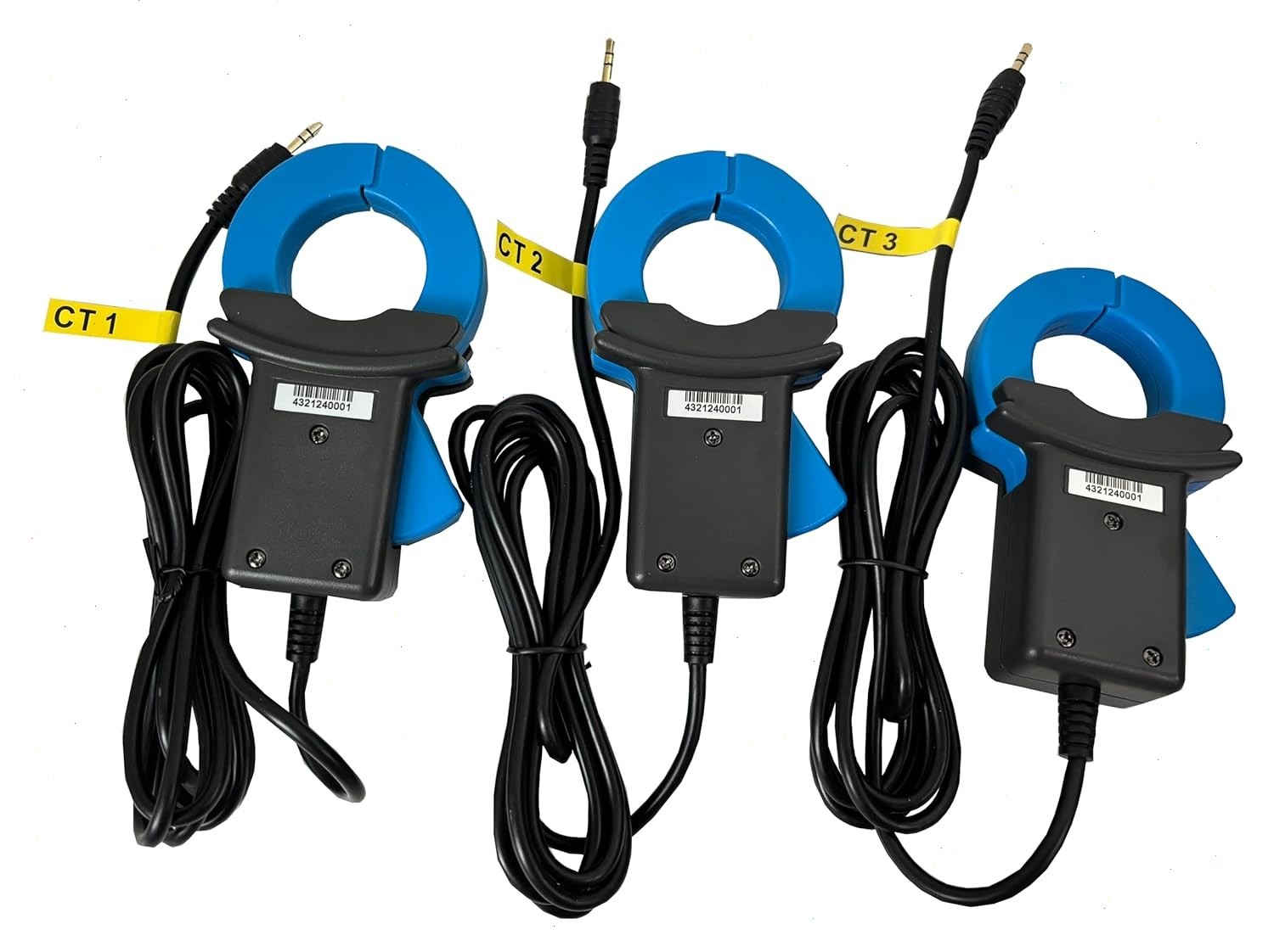 Digital Phase Voltmeter Clamp Meter Three phase 600V 600A 360° Current Detector