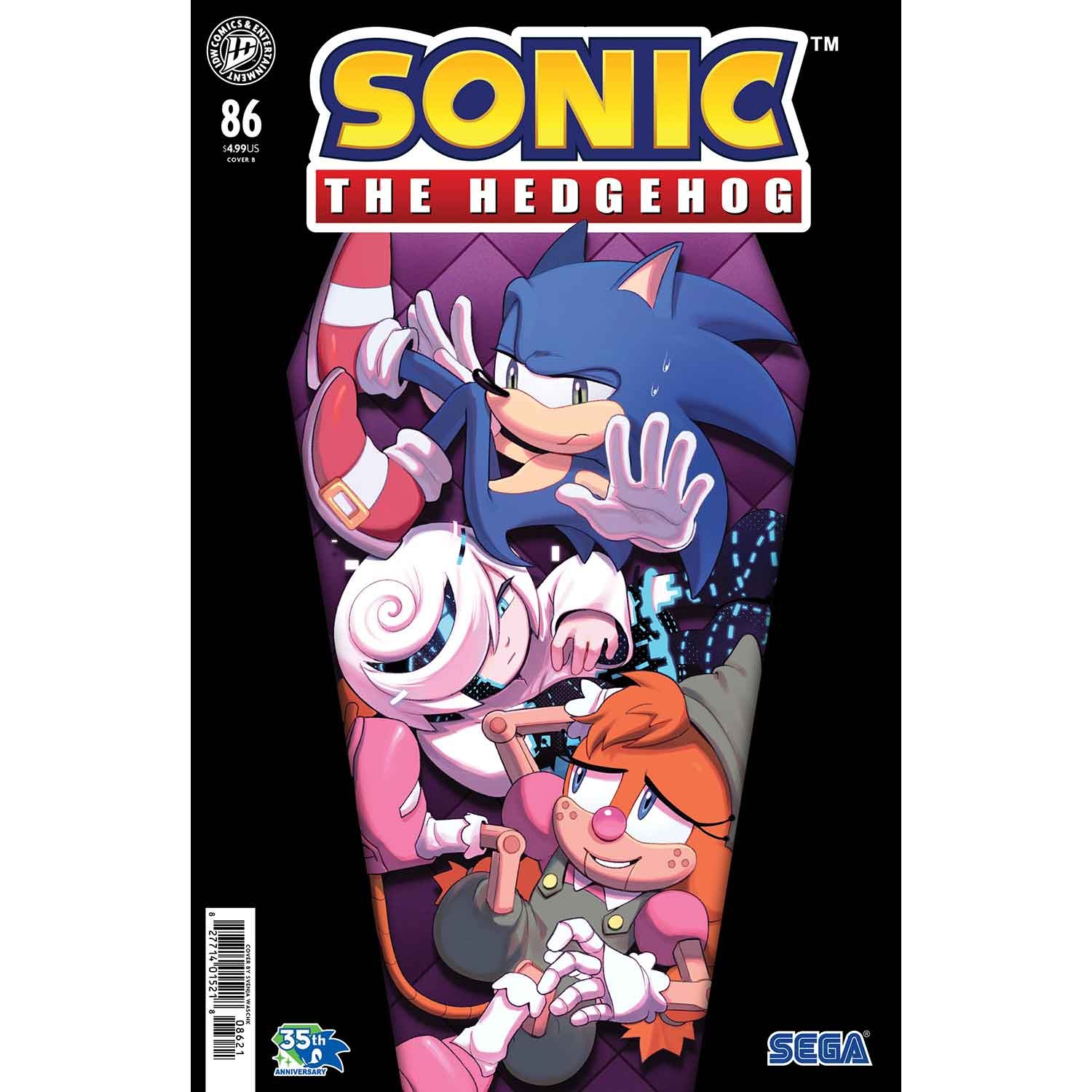 Sonic The Hedgehog #86 Cover B Waschk IDW