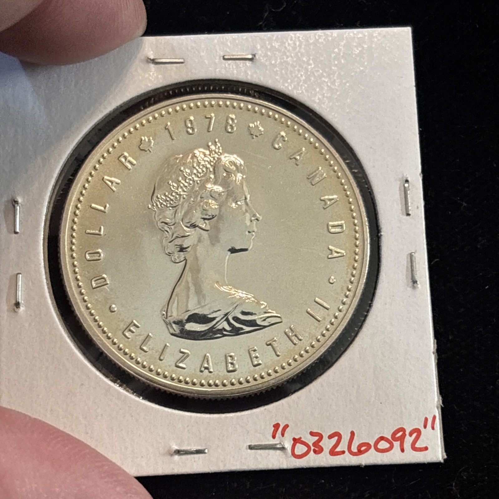 1978 Canada Silver Dollar Edmonton Games Proof “0326092” Canadian $1