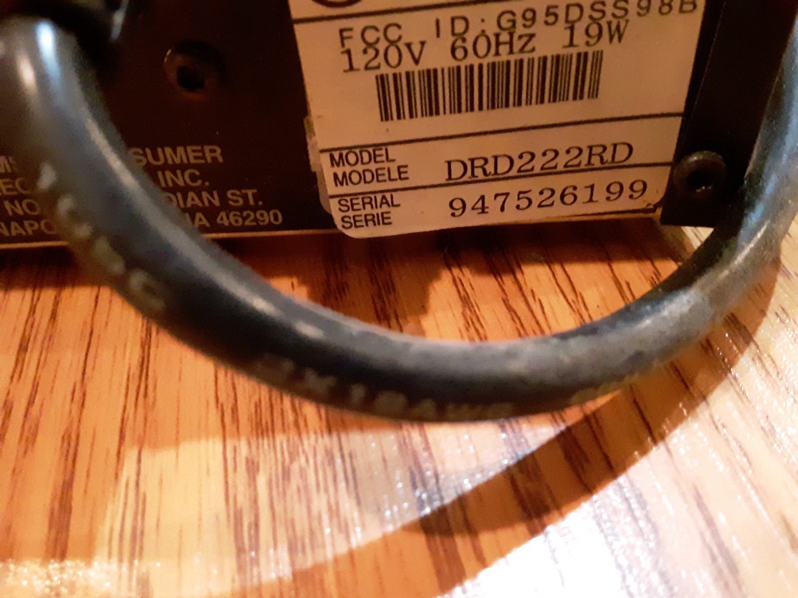 RCA DirecTV DRD222RD Satellite TV Receiver unit