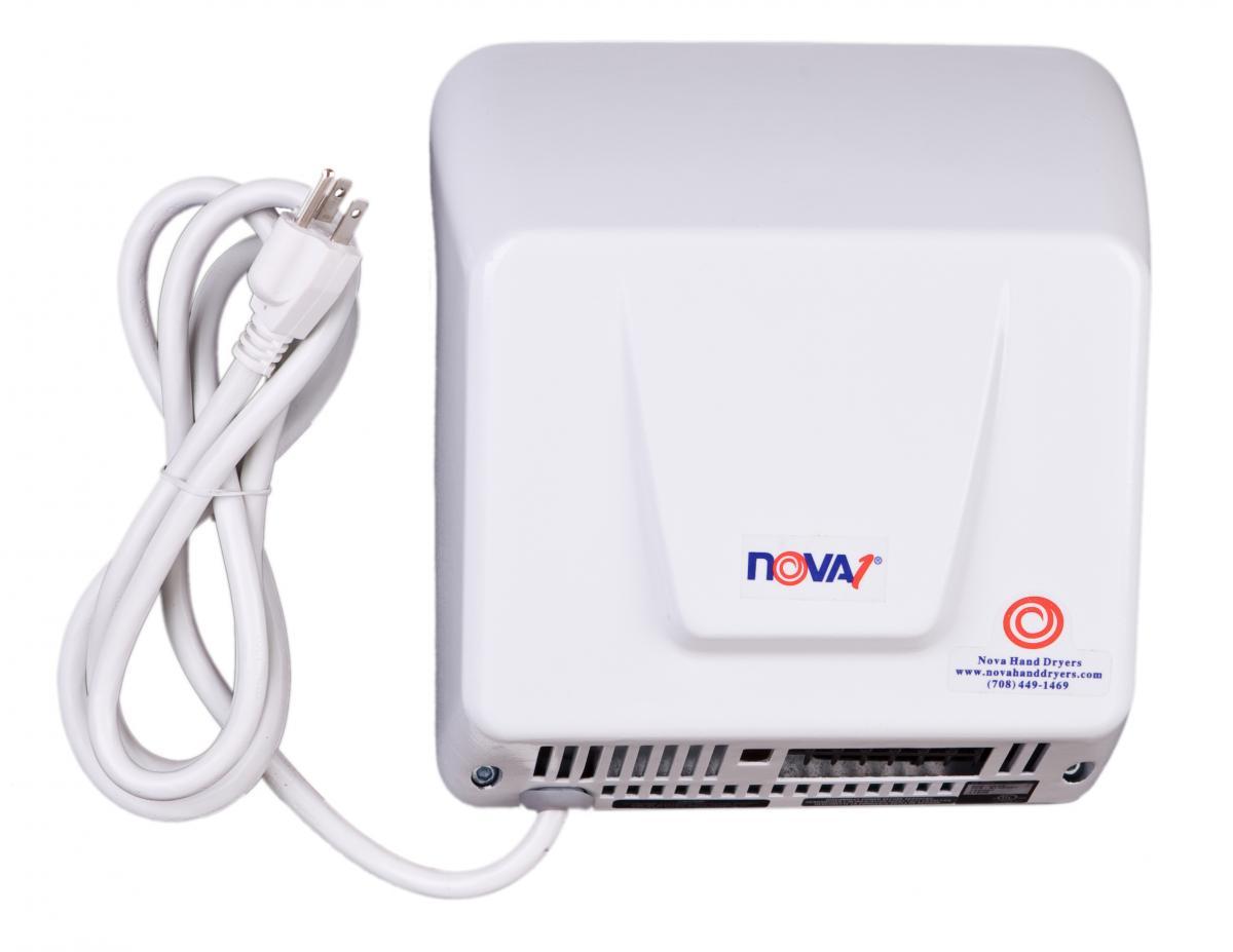 NOVA 1 (Model 0833) with Wall Plug by WORLD Hand Dryer (110V/120V) ADA Compliant