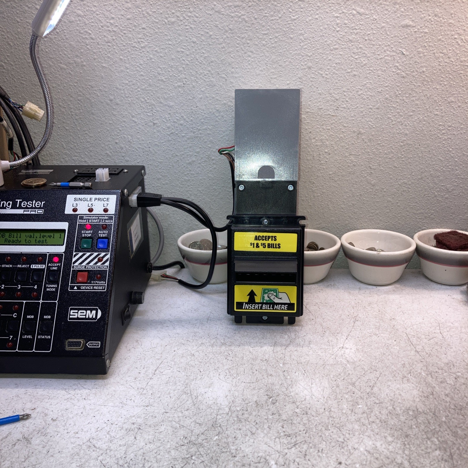 MEI MARS CPI VN2502 U5 24 Volt MDB VALIDATOR. FREE SHIPPING $1-$5