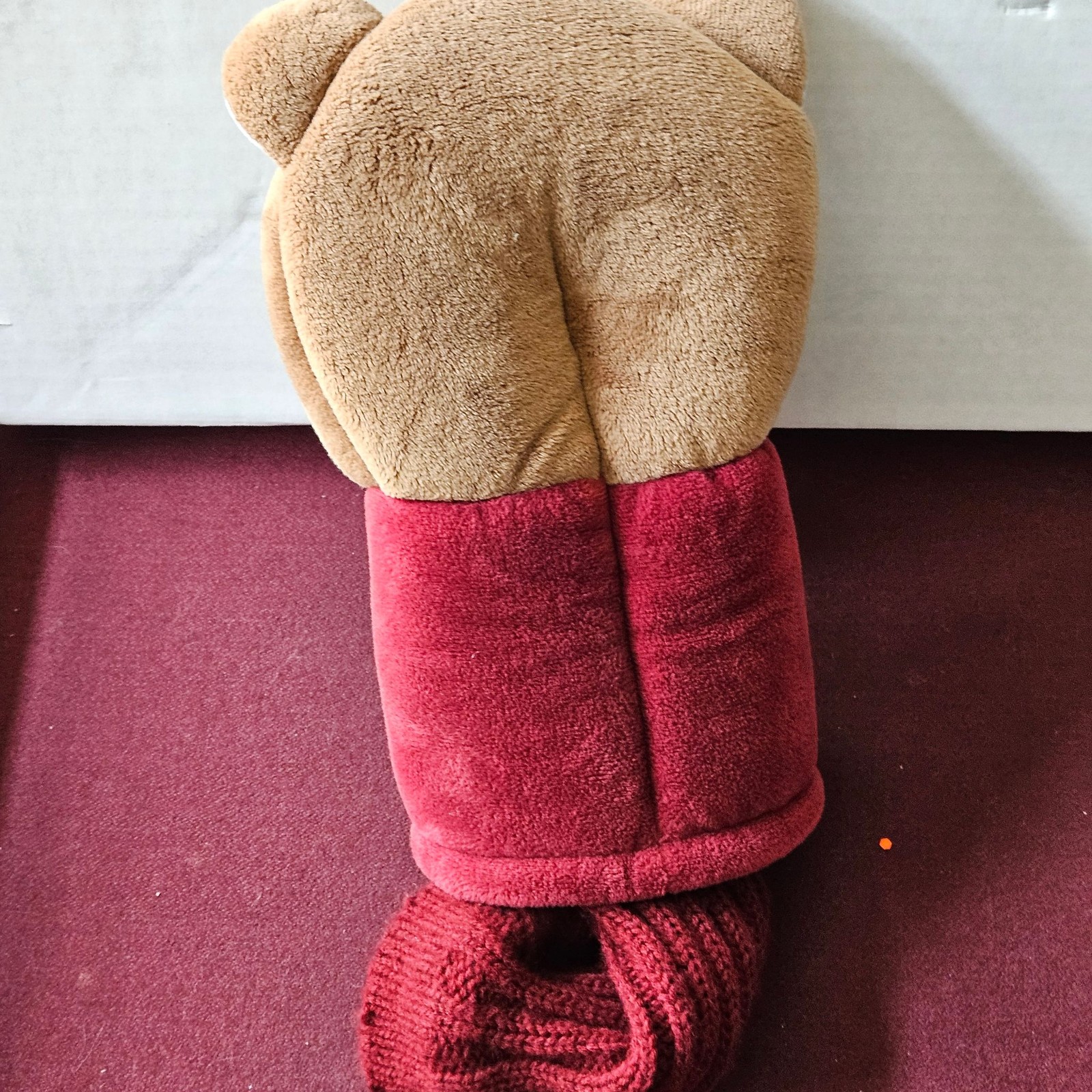Team Golf Headcover Mascot Cougar Driver Cover Maroon Knit Sock WSU Logo
