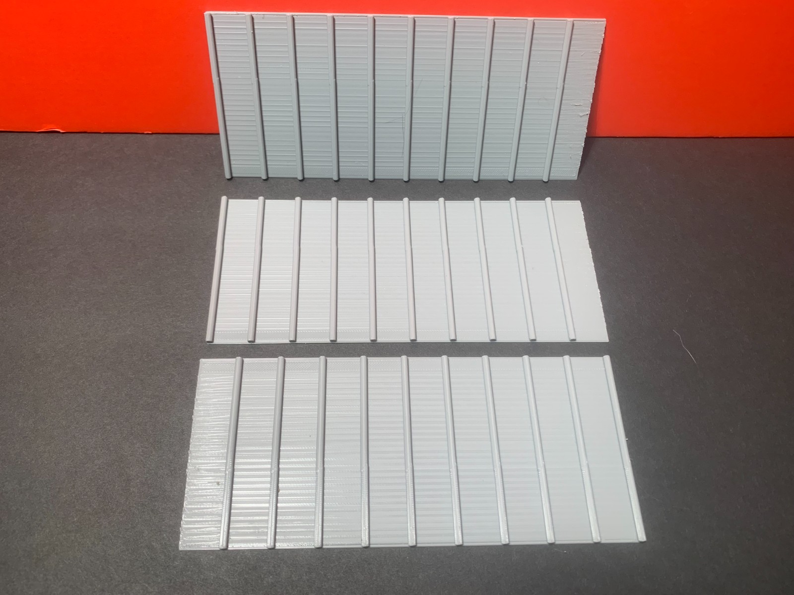 "HO " SCALE     152 SCALE FEET OF RETAINING WALL   L@@K    3D PRINTED 1/87  1:87