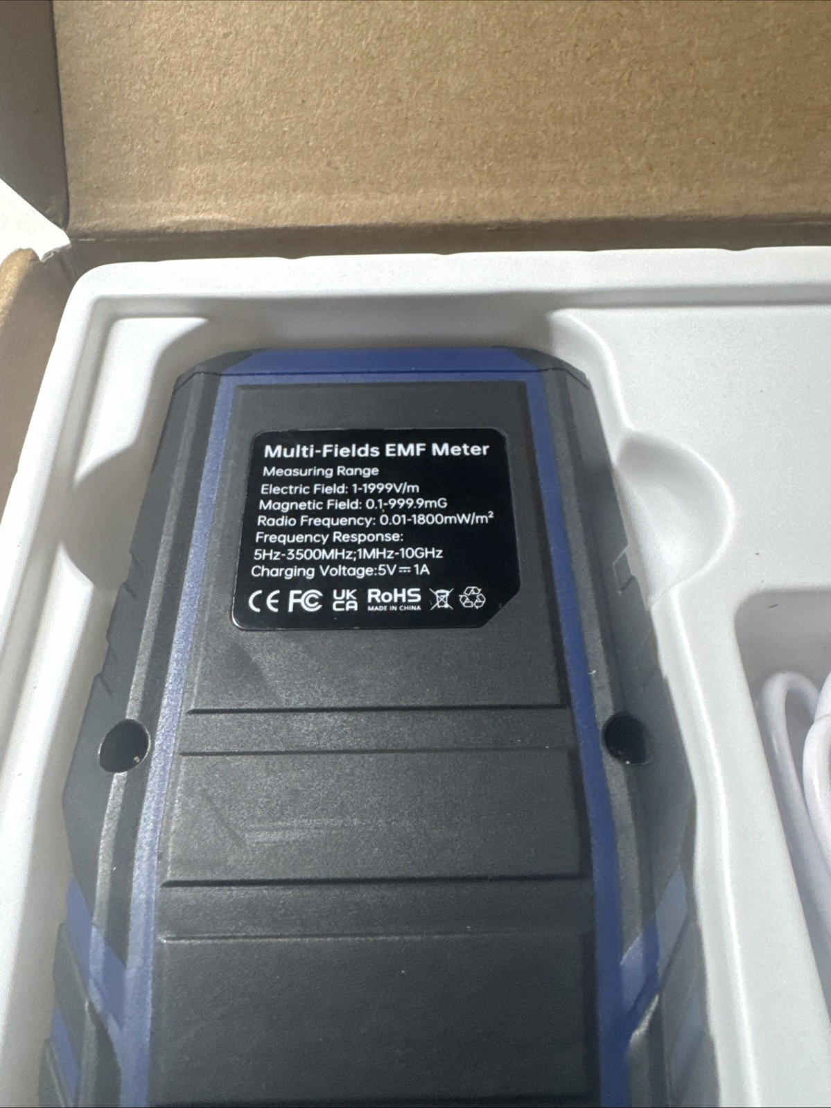 ERICKHILL ER02 EMF Meter Electromagnetic Field Radiation EF RF MF Detector Tool