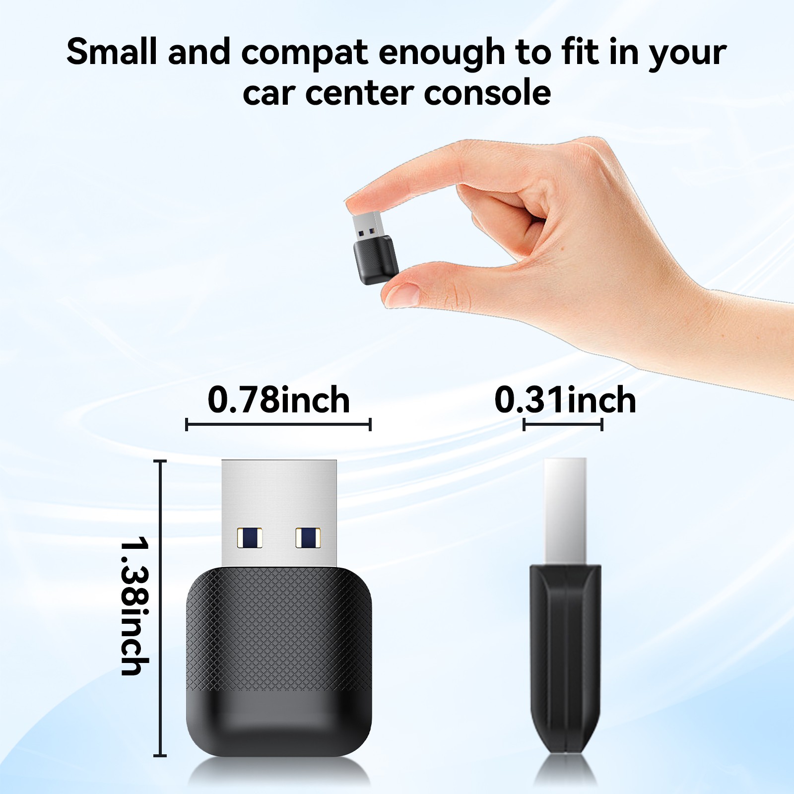2 In1 Wireless Carplay&Android Auto Box Wired To Wireless Carpay Mini Adapter