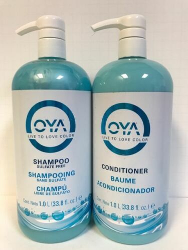 OYA MOISTURIZING SULFATE FREE SHAMPOO & CONDITIONER SET 33oz Liter Duo
