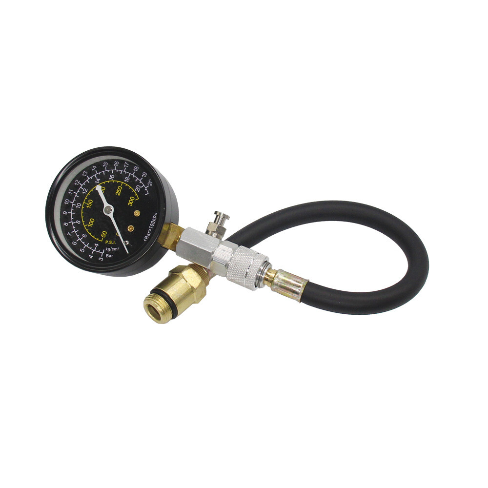Car Engine Compression Tester Tool Testing Gauge Gage Check Test Tool Kit