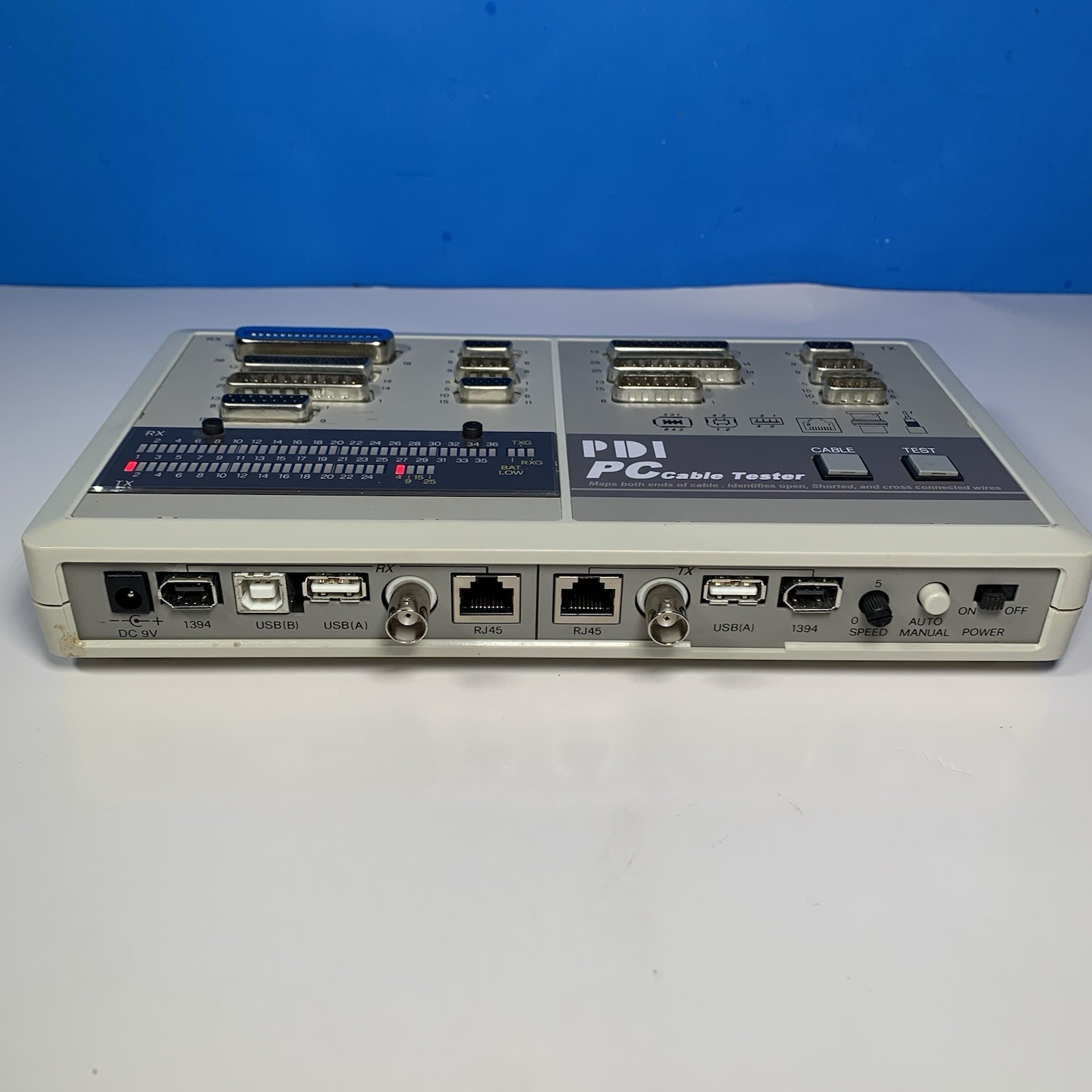 PDI PC Cable Tester with Multiple Port Compatibility