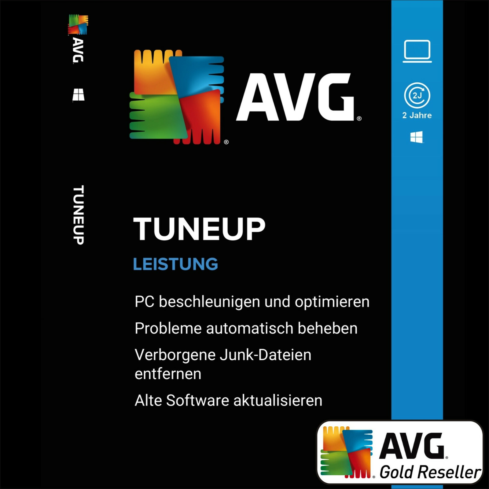AVG PC TuneUp 2026 2 PC 2 Years/TuneUp Utilities Full Version/Upgrade UE DE
