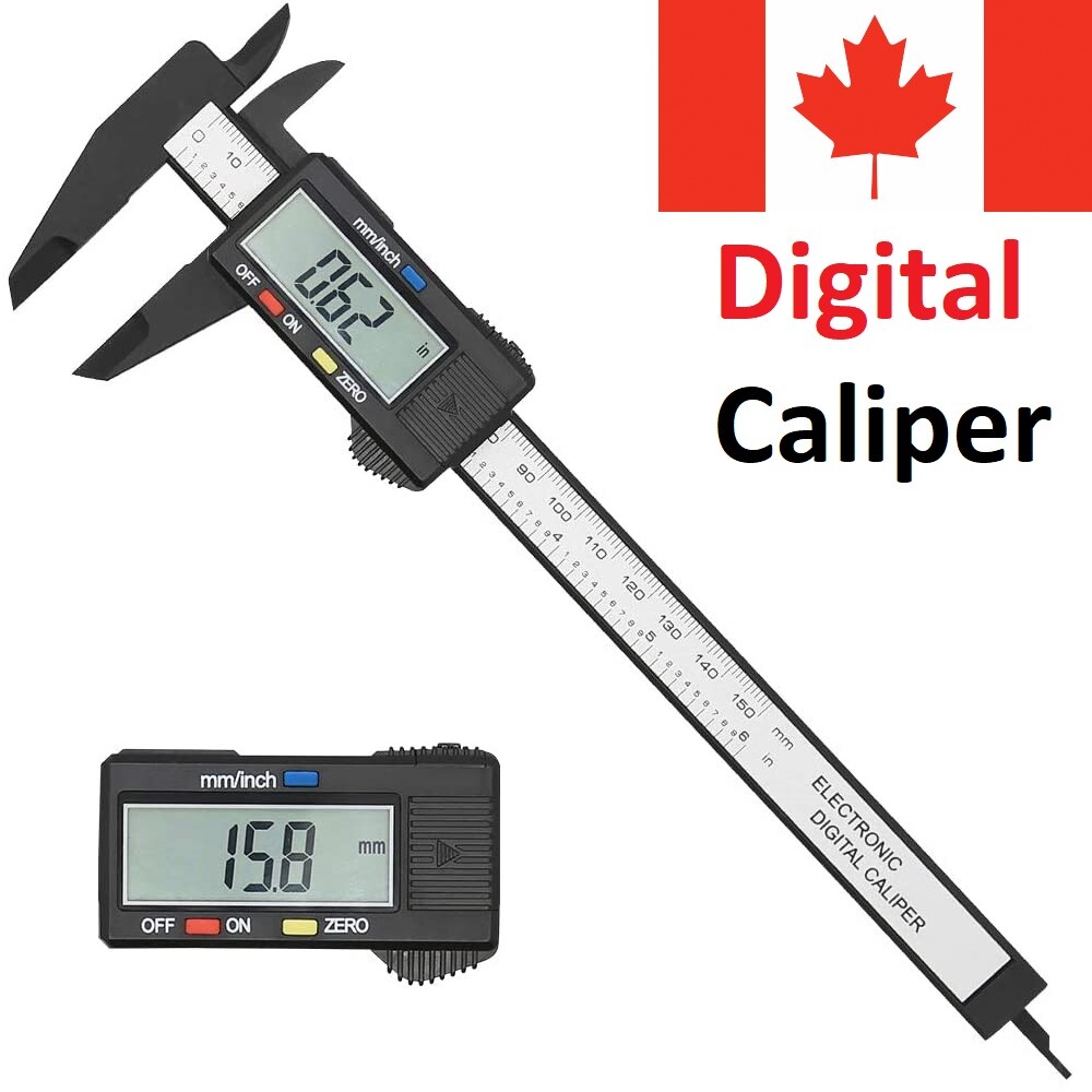 LCD Digital Electronic Vernier Caliper Gauge Micrometer 150mm 6"