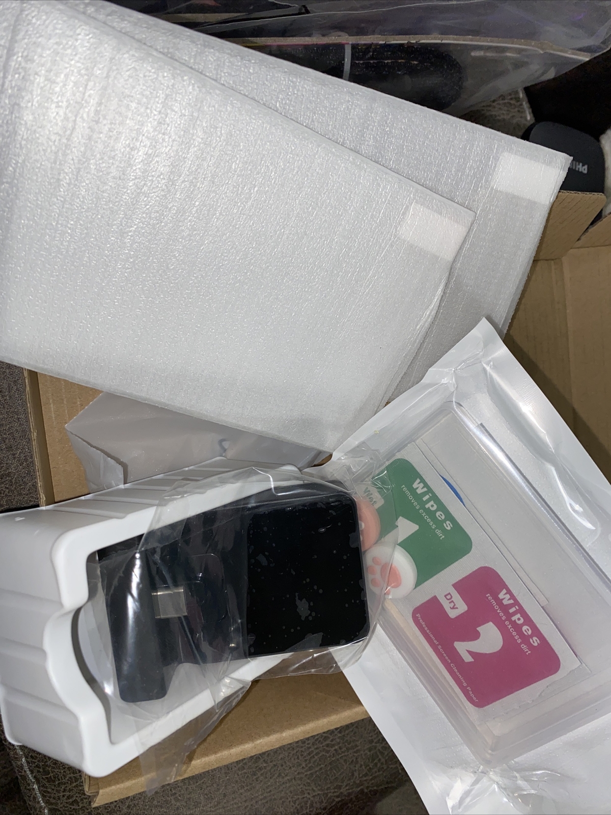 Nintendo Switch Acc Bundle - Charging Dock, 2 Screen Protectors, Thumb Grips, +