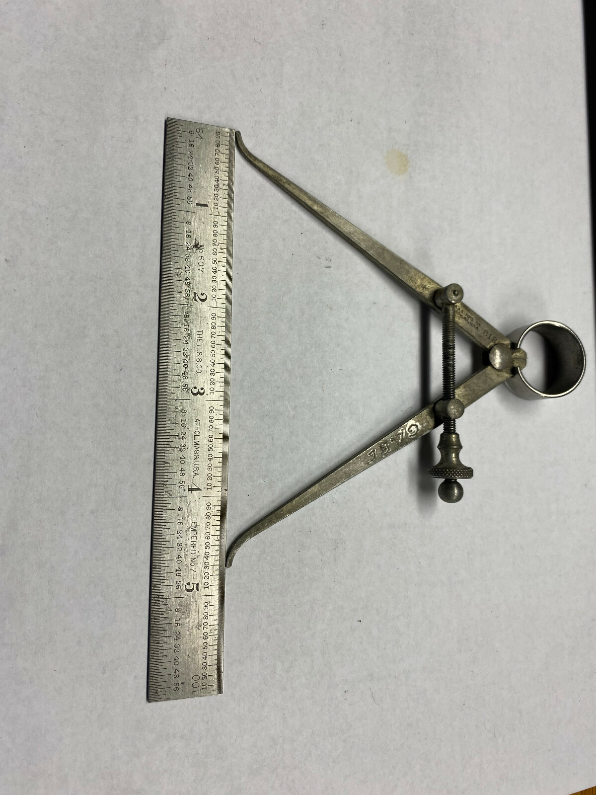 Brown And Sharpe 4 - 3/4 Inch Inside Spring Calipers