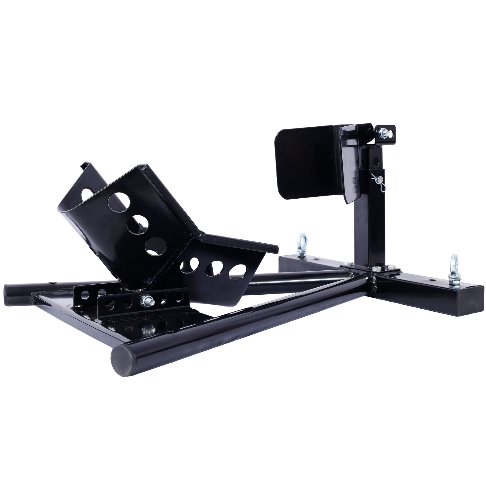 Motorcycle Front Tire Chock, for 17"-21" Wheels Locking Adjusting Stand