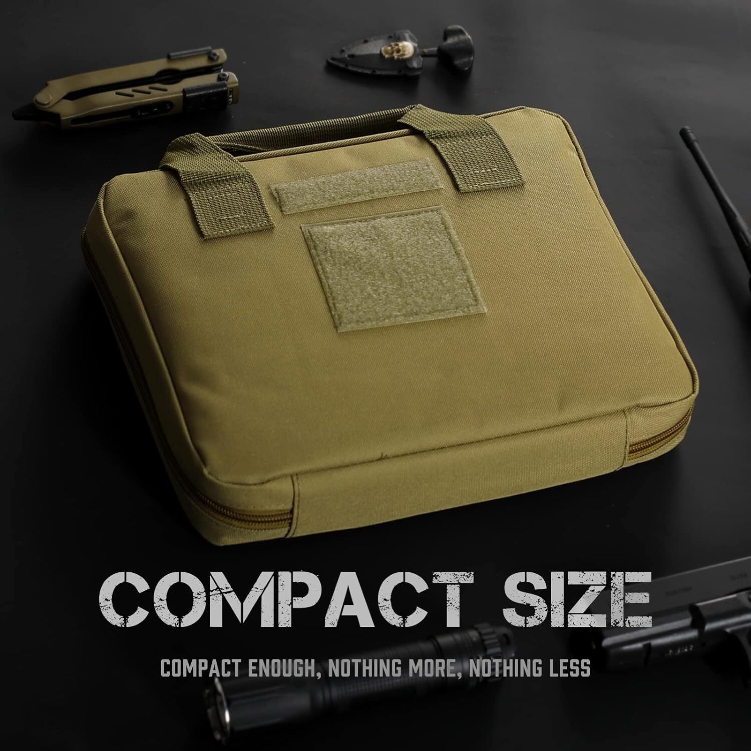 Pistol Soft Case Handgun Tactical Range Bag Gun Pouch Shooting Lockable Storage