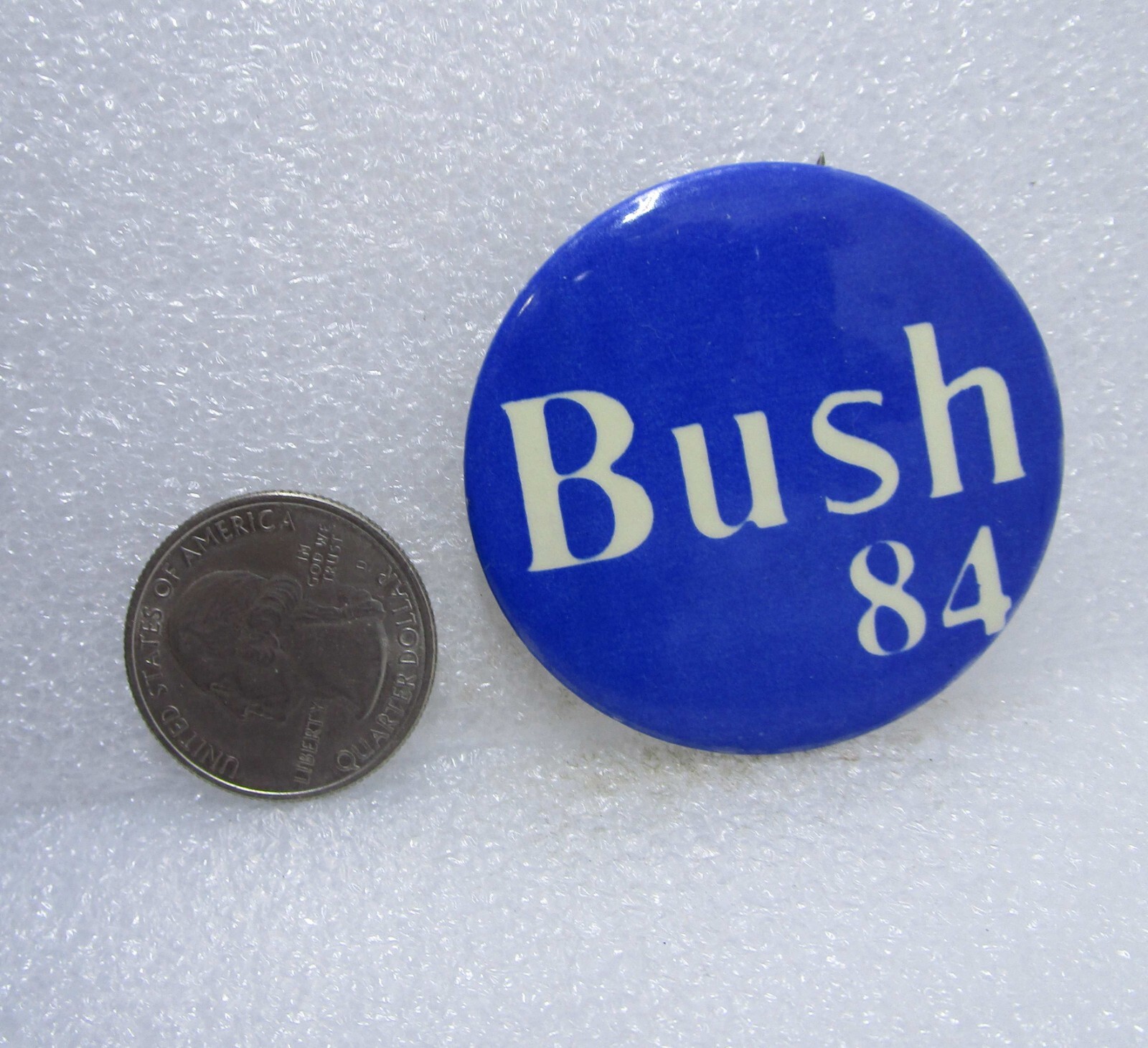 Bush 84 Political Button Pin