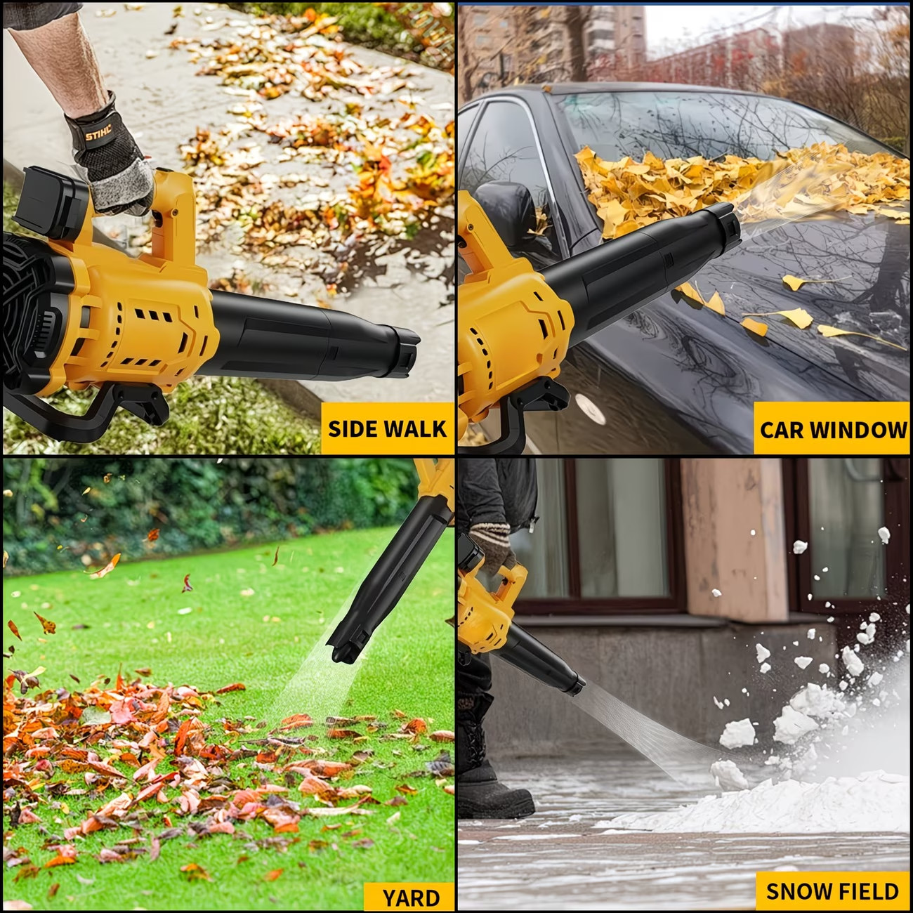 Compatible Dewalt 20V Battery Brushless Cordless Leaf Blower Handheld Blower