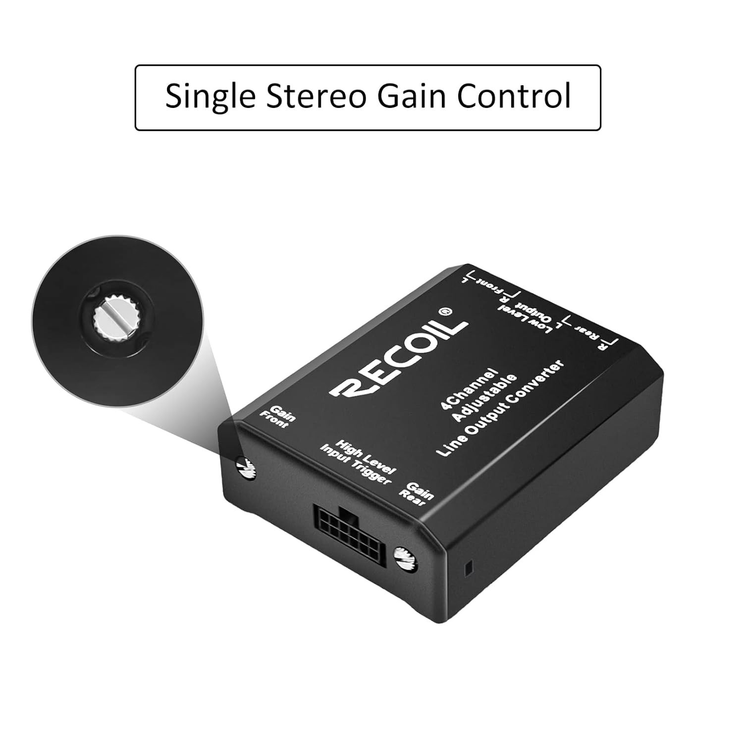 Noise Isolation 4-Channel RCA Converter: Elevate Your Car Audio Experience