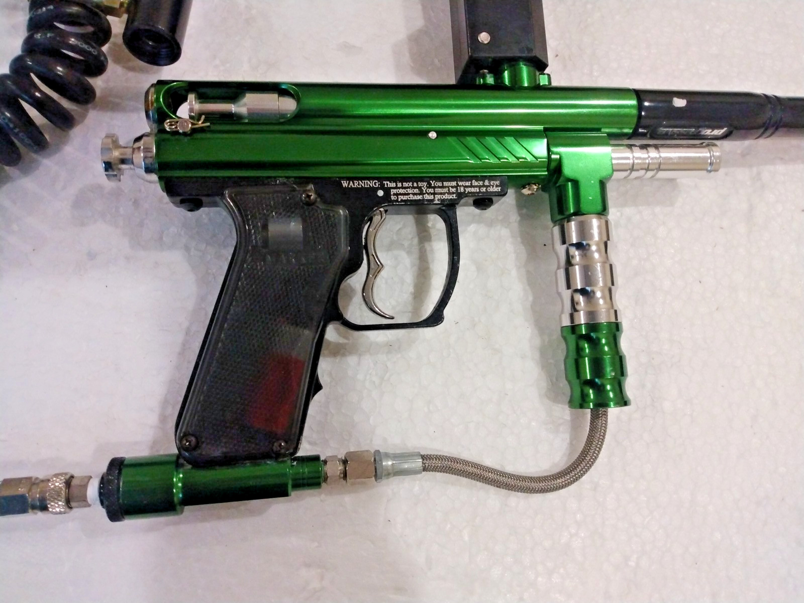 Spyder Imagine Paintball Gun Electronic Marker Green