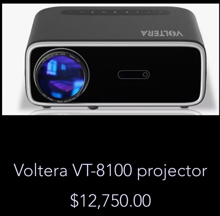 voltera vt-8100 projector