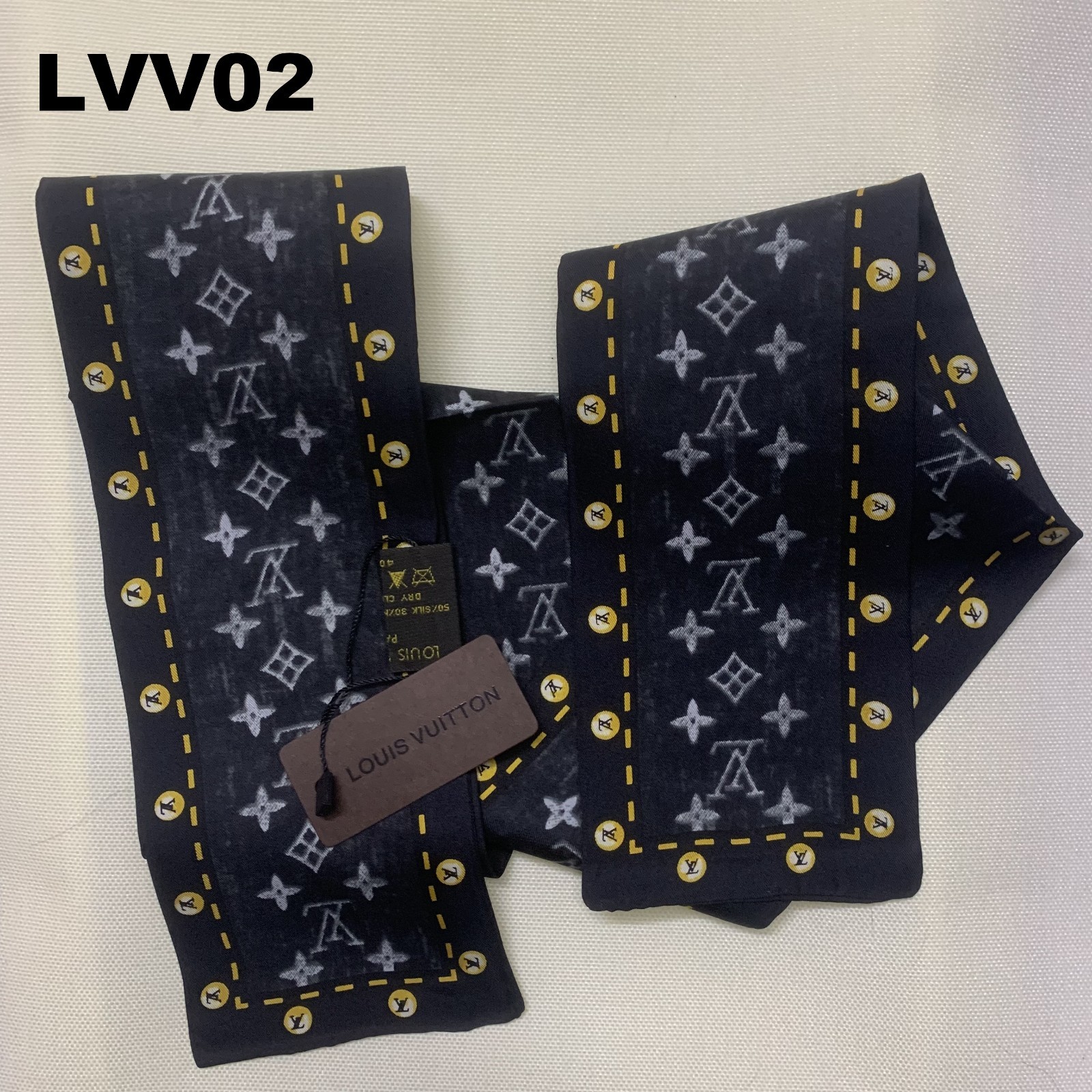 1 Pc Pure Silk Scarf Wrap Hair Ribbon Handbag Handle Neck Fashion Accessory