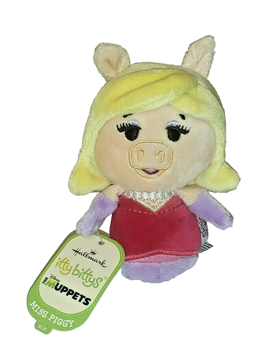 Hallmark Itty Bittys The Muppets Miss Piggy Disney NEW Plush Stuffed Animal Toy