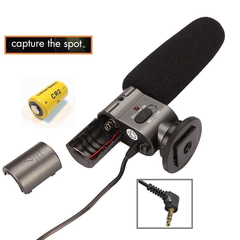 Mini Condenser Pro Microphone For Canon EOS RP M50 Rebel SL3