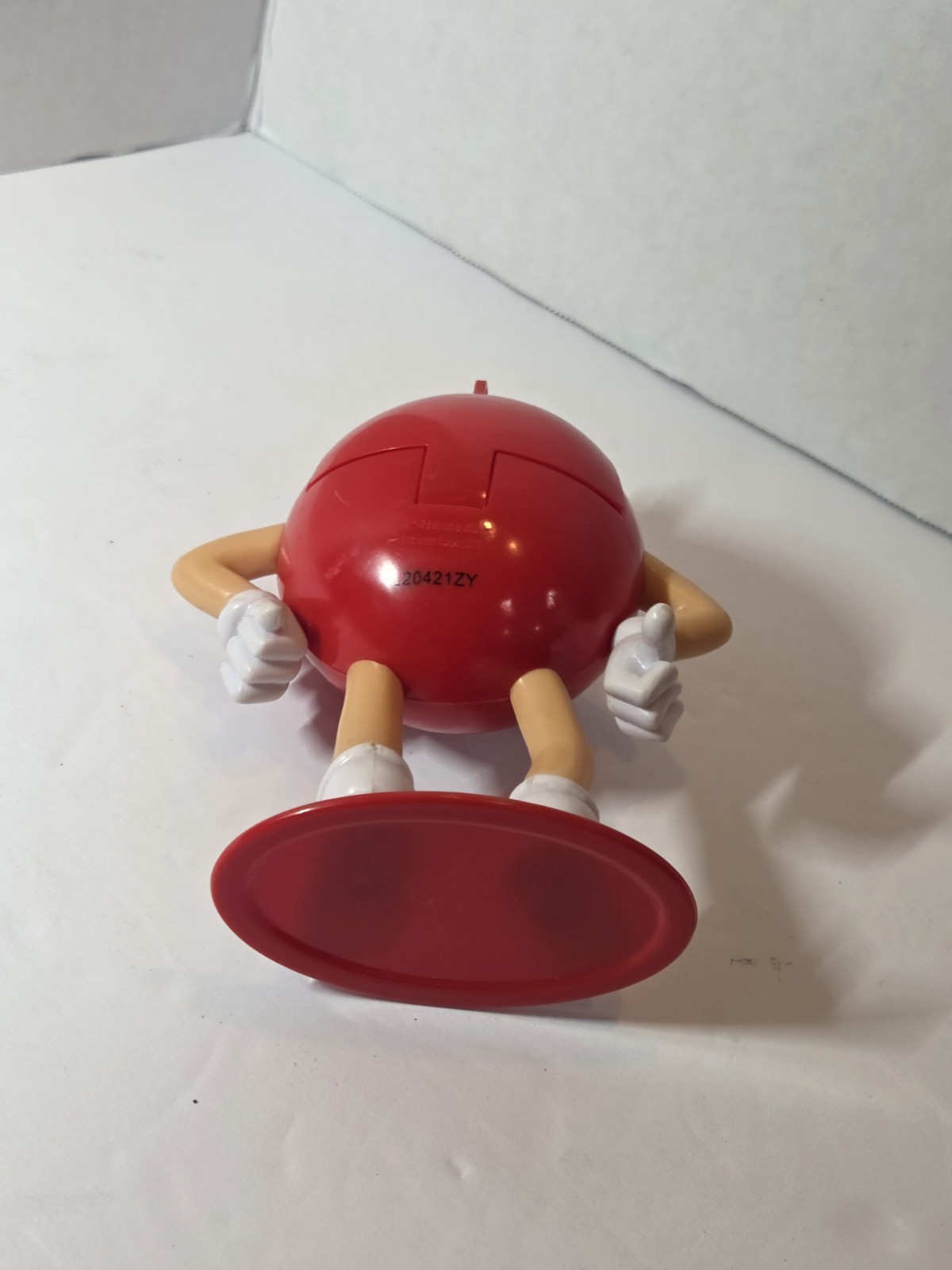 Red M&M Candy Dispenser Figure 6” Mars Candy Character Plastic