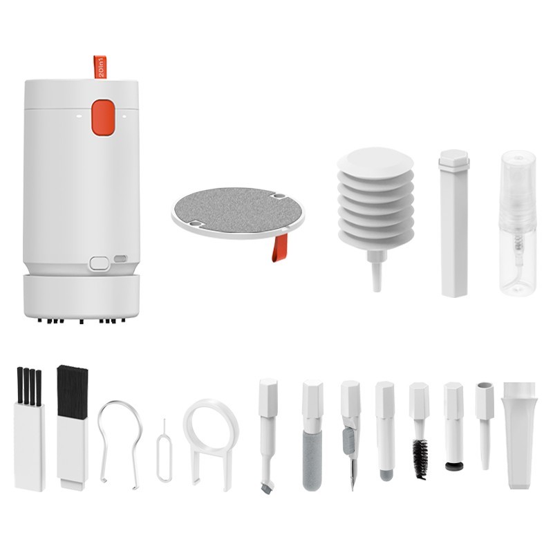20 in 1 Electric Vacuum Keyboard Cleaner Kit For PC Phone Tablet Earphone Camera