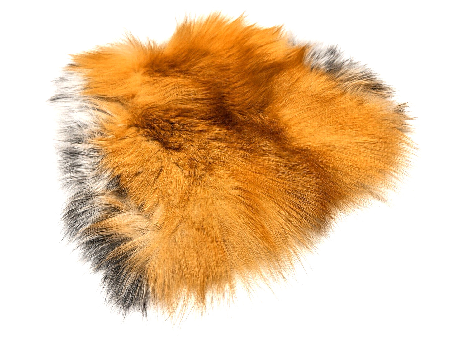 Natural Red Fox Fur Front Half Pelt - Fly Tying Material - Streamers, Dubbing