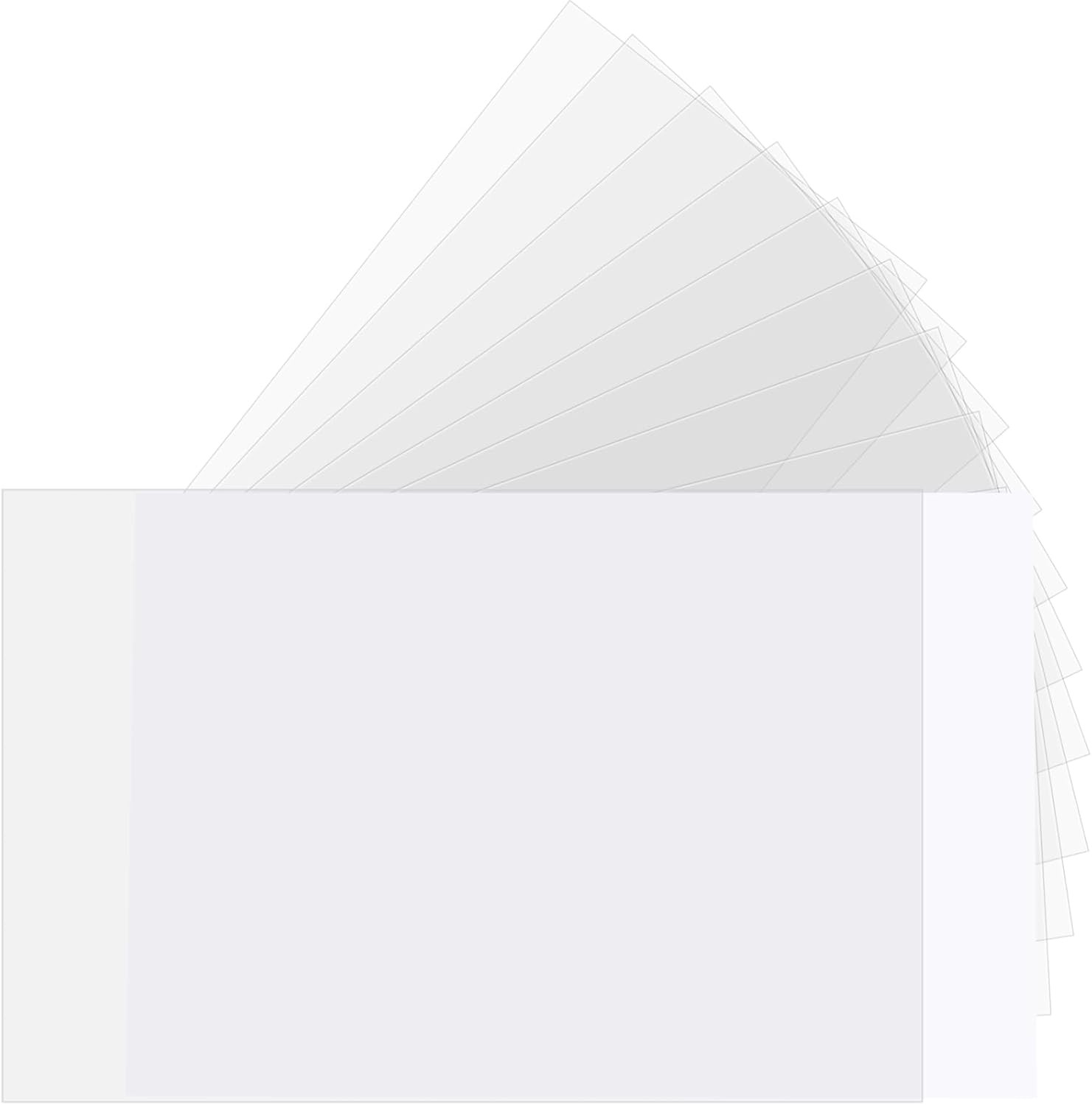 Boao 200 Pcs 4 x 6 Inch Recipe Card Protectors, 4 x 6 Inch, Clear