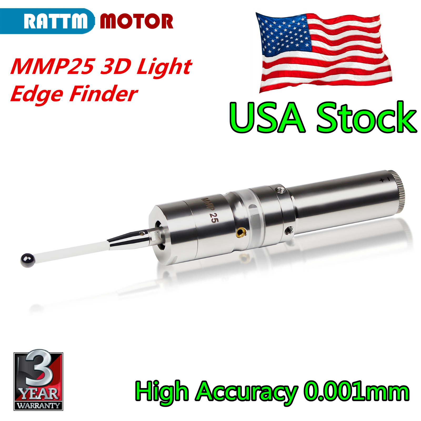 MMP25 3D Touch Probe CNC Machining Center Edge Finder Detection Sensor 0.001mm